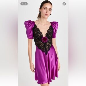 NWT Rodarte Silk Lace Mini Dress